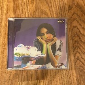 Music Album CD with Purple Cover Olivia Rodrigo